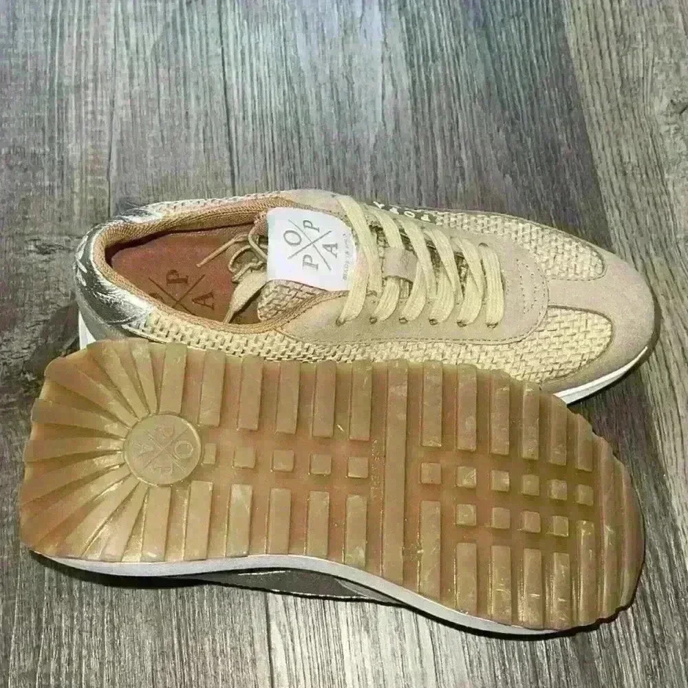 Popa Wholesale Tai Habana Beige sneakers size 36/US 6 - Picture 8 of 15